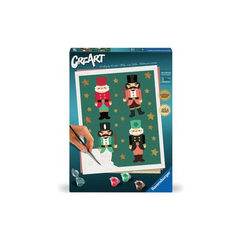 4005556238934 - Malen nach Zahlen RAVENSBURGER CreArt Christmas Nutcracker Delight bunt Malvorlagen KinderB24cm H30cm L30cm Made in Europe B24cm H30cm L30cm