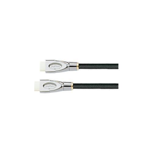 4014619309368 - HDMI 21 Kabel Good Connections PYTHON® Serie Ultra-High-Speed bis 8K UHD-2 Vollmetallstecker & Nylongeflecht Länge 1 m schwarz