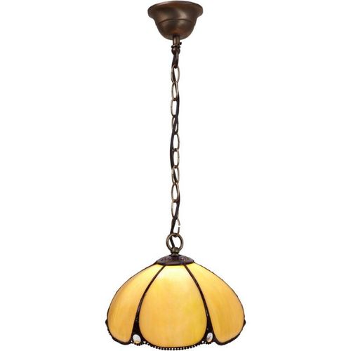 8435763146504 - Tiffany Deckensuspension kleiner mit Durchmesserkette 20 cm Virginia Lampenreihe nicht enthaltener Baugruppe erforderlich