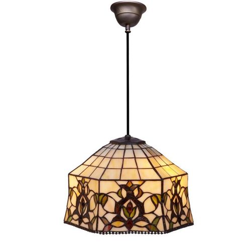 8435763148218 - Tiffany Suspension Hexa-Serie mit D-30cm-Glühbirnenkabel nicht enthalten Baugruppe erforderlich