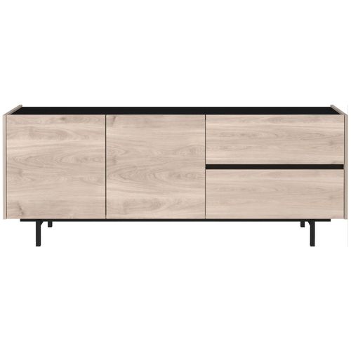 4005949105669 - Lowboard GERMANIA Cantoria Sideboards Gr B H T 162 cm x 63 cm x 40 cm 2 schwarz (castello eiche nachbildung schwarz) Lowboards Türen mit Soft close-Funktion griffloses Design 4005949105669 - Lowboard GERMANIA Cantoria Sideboards Gr B H T 162 cm x 63 cm x 40 cm 2 schwarz (castello eiche nachbildung schwarz) Lowboards Türen mit Soft close-Funktion griffloses Design