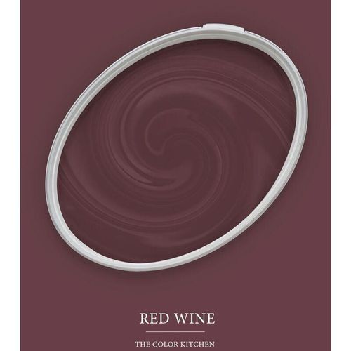 4059432259070 - Wandfarbe weinrot für innen Dunkelrote Farbe seidenmatt mit Deckkraftklasse 1 Dispersionsfarbe ideal für Wohnzimmer Wandfarbe Rot 5l Seidenmatt - Rot