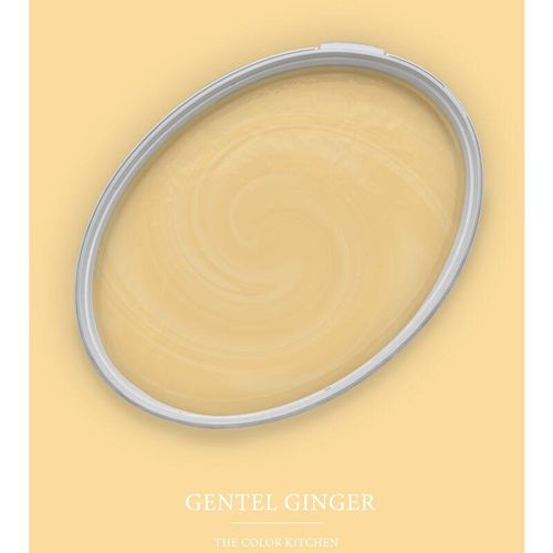 4059432258110 - Ascreations - Wandfarbe Gelb matt The Color Kitchen Gentel Ginger Exklusive Innendispersion Hohe Deckkraft 5 Liter - Gelb