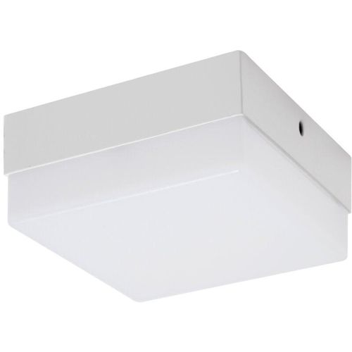 4255596741455 - Licht-erlebnisse - led Deckenlampe Aluminium 4000 k neutralweißes Licht 1340 lm b 12 cm Weiß quadratisch