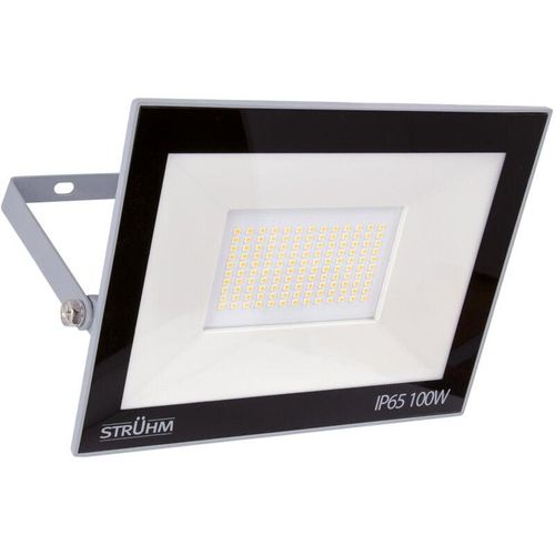 4255596739407 - Licht-erlebnisse - Außenwandleuchte led Aluminium Glas 269 cm breit IP65 Grau Weiß eckig 4200 k neutralweißes Licht