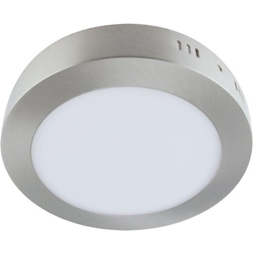 4255596741134 - Licht-erlebnisse - led Deckenleuchte Aluminium ø 17 cm rund Chrom matt Weiß neutralweiß 4000 k 1290 lm