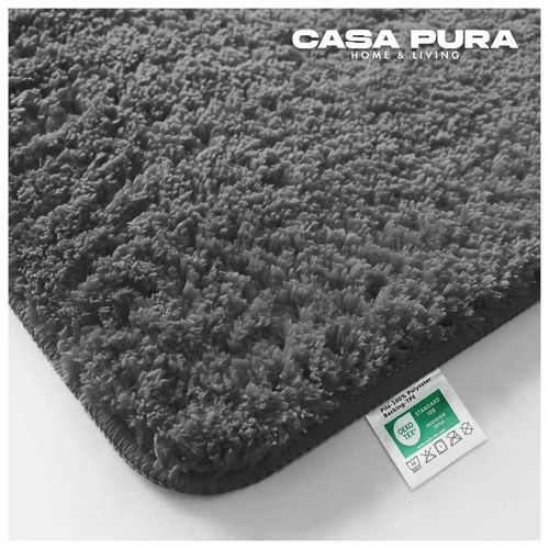 4251041631203 - Casa Pura - Badematten Sky Uni Stormy Grey 95 cm Durchmesser - Grau 4251041631203 - Casa Pura - Badematten Sky Uni Stormy Grey 95 cm Durchmesser - Grau