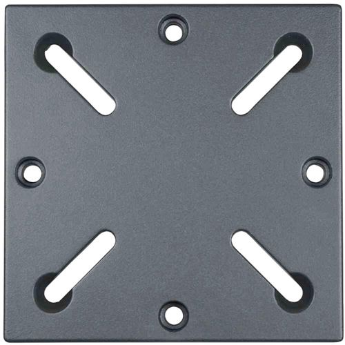 4055938437127 - Schirmhalter SIENA GARDEN grau (anthrazit) Stahl Schirmhalterungen Adapter für Bodenständer von 64-113 mm Lochabstand