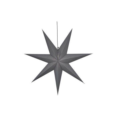 7391482032331 - Star Trading Weihnachtsstern Ozen von Star Trading 3D Papierstern Weihnachten in Grau Dekostern zum Aufhängen mit Kabel E14 Fassung Ø 100 cm
