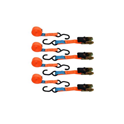 4251094809703 - TECH-CRAFT® Spanngurt-Set 8tlg mit Ratsche 250kg 4251094809703 - TECH-CRAFT® Spanngurt-Set 8tlg mit Ratsche 250kg