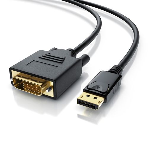 4251259149347 - CSL DisplayPort Video-Kabel 20 Pins DVI-D Monitorkabel HDCP und EDID Zertifiziert FHD Ausflösung - 3m 4251259149347 - CSL DisplayPort Video-Kabel 20 Pins DVI-D Monitorkabel HDCP und EDID Zertifiziert FHD Ausflösung - 3m