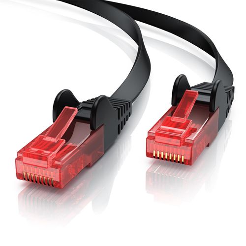 4251259169635 - CSL Cat 6 Flachband LAN Kabel - mehrfach geschirmt - UTP Gigabit - 1000 Mbit s - Patchkabel Flachkabel - Netzwerkkabel - 30m 4251259169635 - CSL Cat 6 Flachband LAN Kabel - mehrfach geschirmt - UTP Gigabit - 1000 Mbit s - Patchkabel Flachkabel - Netzwerkkabel - 30m