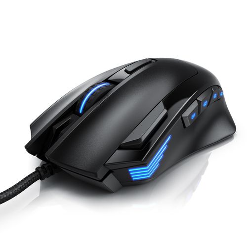 4062861008744 - CSL Gaming-Maus kabelgebunden 125 dpi optische Gaming Maus Farbwechsel 9 Tasten 600 bis 4800dpi 4062861008744 - CSL Gaming-Maus kabelgebunden 125 dpi optische Gaming Maus Farbwechsel 9 Tasten 600 bis 4800dpi