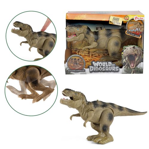 8719904315104 - Toi-Toys 31510A - World of Dinosaurs - Dino T-Rex (laufend mit Ton) Dinosaurier Walking Sound