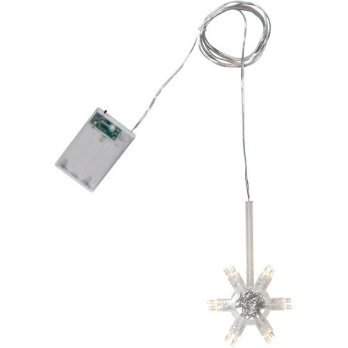 9008606236121 - Eglo Christmas - eglo led Pendelleuchte Lighty Schnurpendel für helle Papiersterne batteriebetriebene Hängelampe aus Kunststoff Lampenaufhängung