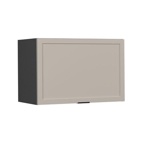 4066731452095 - Hängeschrank Fame-Line Anthrazit Grau-Beige gerahmt 60 cm flach