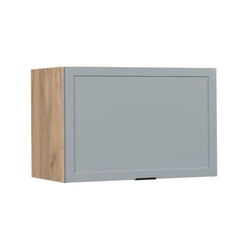 4066731457243 - Hängeschrank Fame-Line Eiche Hellblau-Grau gerahmt 60 cm flach