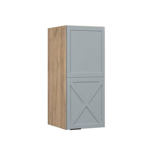 4066731457328 - Hängeschrank Fame-Line Eiche Hellblau-Grau gerahmt 30 cm