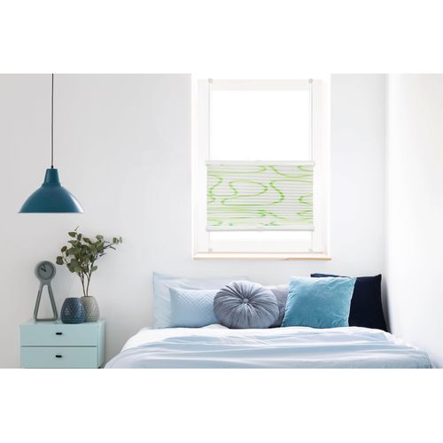 4040255658829 - Plissee MYDECO Free Move Gr 1 grün (grün weiß weiß) B100cm H130cm Obermaterial 100% Polyester Plissees 4040255658829 - Plissee MYDECO Free Move Gr 1 grün (grün weiß weiß) B100cm H130cm Obermaterial 100% Polyester Plissees