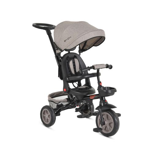 3800146231392 - Byox Tricycle Explore 3 in 1 Dreirad umkehrbarer Sitz Schiebegriff Körbe Pedale hellbraun