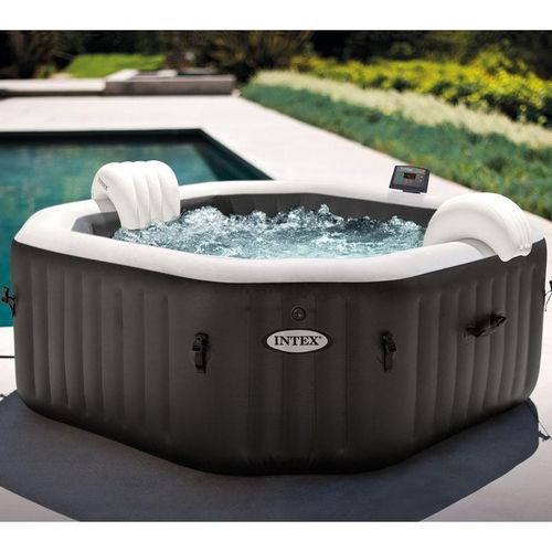 6941057418315 - Whirlpool Pure Spa Kombi Octagon Bubble Jet mit integriertem Salzwassersystem ø 218 x 71 cm - Intex