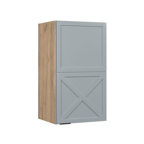 4066731457168 - Hängeschrank Fame-Line Eiche Hellblau-Grau gerahmt 40 cm