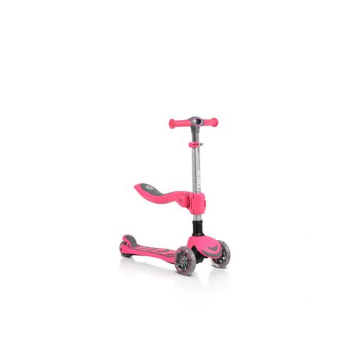3800146201920 - Byox Kinderroller Kiki 2 in 1 Höhe einstellbar 4 blinkende PU-Räder klappbar rosa 3800146201920 - Byox Kinderroller Kiki 2 in 1 Höhe einstellbar 4 blinkende PU-Räder klappbar rosa