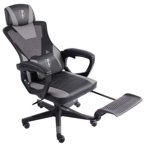 4250931574811 - Gaming Stuhl im modernen Racing-Design mit einklappbarer Fußstütze - Gaming Chair mit flexiblen Armlehnen - ergonomischer Gaming Schreibtischstuhl mit extra Stützkissen 4250931574811 - Gaming Stuhl im modernen Racing-Design mit einklappbarer Fußstütze - Gaming Chair mit flexiblen Armlehnen - ergonomischer Gaming Schreibtischstuhl mit extra Stützkissen
