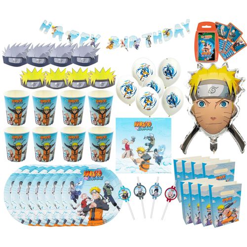 4250897424755 - Naruto - Kindergeburtstags-Set (69-teilig) Teller Becher Dekoration Geburtstag 4250897424755 - Naruto - Kindergeburtstags-Set (69-teilig) Teller Becher Dekoration Geburtstag