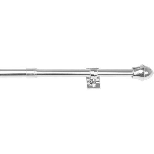 9002777117326 - Scheibenstange BAROCK GARESA Ø 13 mm 1-läufig ausziehbar verschraubt Montage zum Schrauben oder klemmen ausziehbar silberfarben 9002777117326 - Scheibenstange BAROCK GARESA Ø 13 mm 1-läufig ausziehbar verschraubt Montage zum Schrauben oder klemmen ausziehbar silberfarben