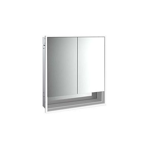 4018445147040 - Emco Loft Unterputz-Lichtspiegelschrank 979805205 600x733mm mit Unterfach LED 2-türig aluminium Spiegel 4018445147040 - Emco Loft Unterputz-Lichtspiegelschrank 979805205 600x733mm mit Unterfach LED 2-türig aluminium Spiegel