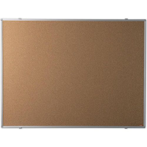 8712752112352 - eurokraft basic Pinnwand eloxierter Alu-Rahmen Naturkork BxH 900 x 600 mm