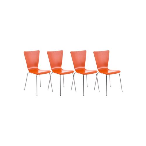 4251152661830 - 4er-Set Stapelstuhl Aaron Mit Holzsitz Und Metallgestell I 4 x Stuhl Mit Pflegeleichter Sitzfläche 4251152661830 - 4er-Set Stapelstuhl Aaron Mit Holzsitz Und Metallgestell I 4 x Stuhl Mit Pflegeleichter Sitzfläche