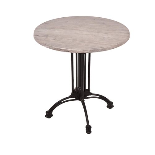 4059865631788 - Bistrotisch Set Washington Pine Ø70cm Tischgestell Alu schwarz Garten Tisch 4059865631788 - Bistrotisch Set Washington Pine Ø70cm Tischgestell Alu schwarz Garten Tisch