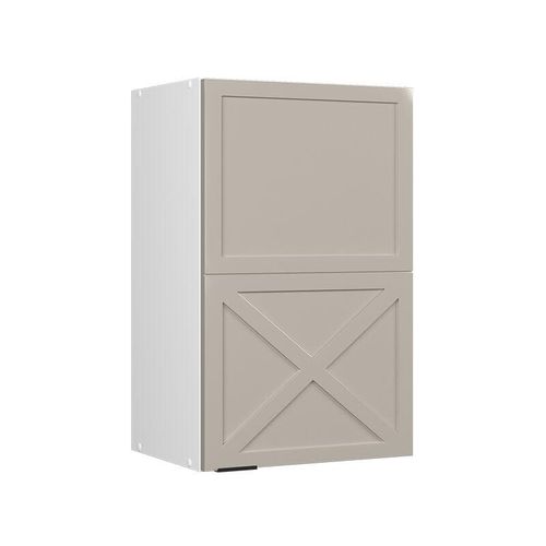 4066731451579 - Hängeschrank Fame-Line Weiß Grau-Beige gerahmt 45 cm