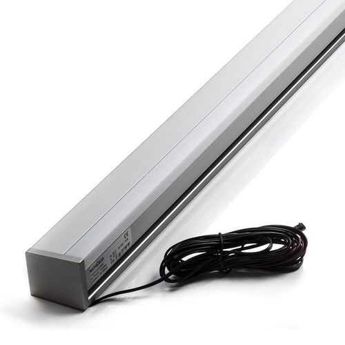 4250496674964 - LED Küchenreling Groove Aufhängeschiene 600 mm für Linero 2000 & MosaiQ Nischensysteme mit Kabelausgang links