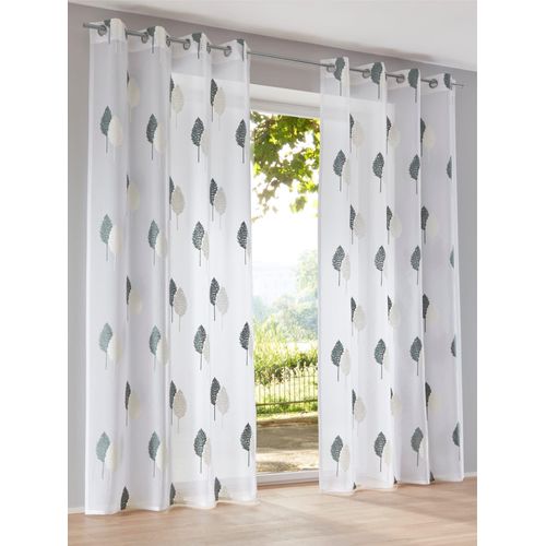 6941446672793 - Gardine HEINE HOME Gr 4 grün (salbei) B140cm H245cm Polyester Gardinen 6941446672793 - Gardine HEINE HOME Gr 4 grün (salbei) B140cm H245cm Polyester Gardinen