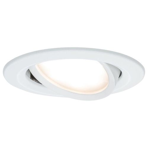 4000870934845 - LED Einbauleuchte 3-Step-Dim Nova Coin schwenkbar rund 84mm 50° Coin 6W 470lm 230V dimmbar 2700K Weiß matt 4000870934845 - LED Einbauleuchte 3-Step-Dim Nova Coin schwenkbar rund 84mm 50° Coin 6W 470lm 230V dimmbar 2700K Weiß matt