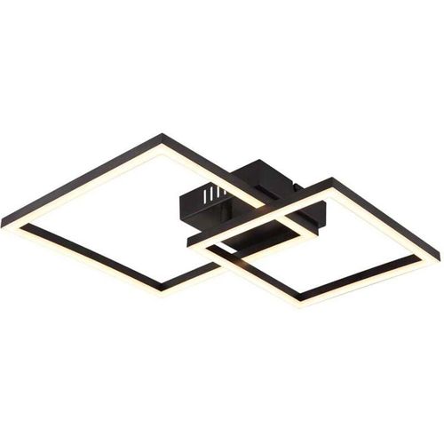 9007371453818 - Lighting - Deckenleuchte Wohnzimmerlampe Designleuchte led schwenkbar schwarz matt opal