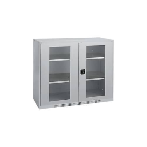 4051273791788 - Genius Sichttürschrank FS 3 OH abschließbar 2 Fachböden bis 450 kg B 1343 mm Stahl weißaluminium RAL 9006 weißaluminium RAL 9006 4051273791788 - Genius Sichttürschrank FS 3 OH abschließbar 2 Fachböden bis 450 kg B 1343 mm Stahl weißaluminium RAL 9006 weißaluminium RAL 9006