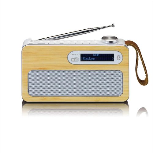 8711902043997 - PDR-040 BAMBOOBK Tragbares DAB+   FM-Radio aus echtem Bambusholz (Lithium-Akku Bluetooth)