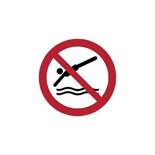 8713739327356 - Djois Warnschild Tauchen verboten Klebstoff einschraubbar PP (Polypropylen) 30 (B) x 014 (H) cm 3 Stück 8713739327356 - Djois Warnschild Tauchen verboten Klebstoff einschraubbar PP (Polypropylen) 30 (B) x 014 (H) cm 3 Stück