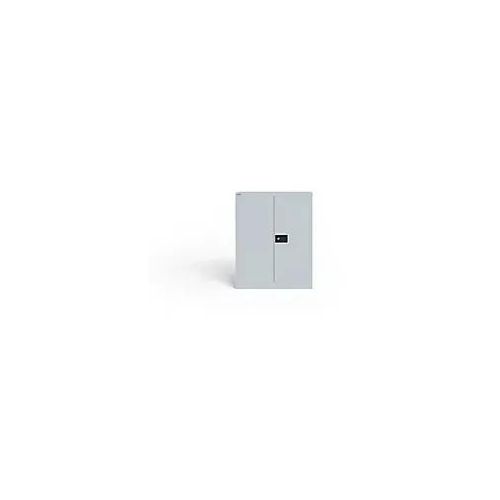 5020073859645 - Flügeltürenschrank UNIVERSAL Schrank Metall 1 Fachboden abschließbar 800 x 400 x 1000 mm Hellgrau