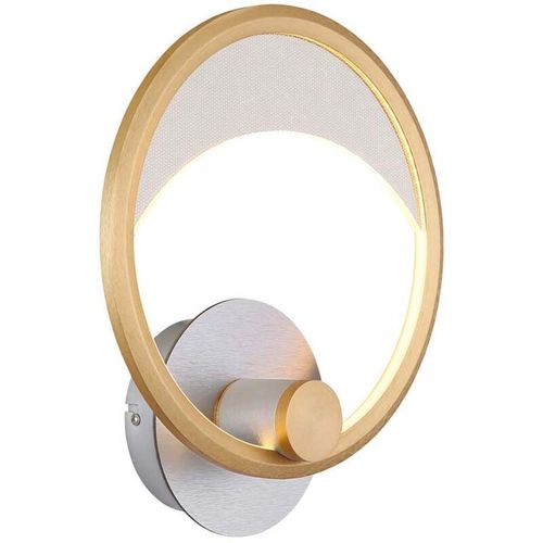 9007371456918 - - Wandleuchte Wandlampe led Schlafzimmerlampe Flurlampe Gold Dekor h 33 cm