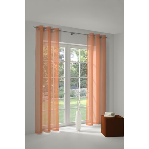 4004567154004 - Vorhang WIRTH LORCA Gr 1 orange B132cm H150cm Obermaterial 66% Polyester 34% Baumwolle Gardinen 4004567154004 - Vorhang WIRTH LORCA Gr 1 orange B132cm H150cm Obermaterial 66% Polyester 34% Baumwolle Gardinen
