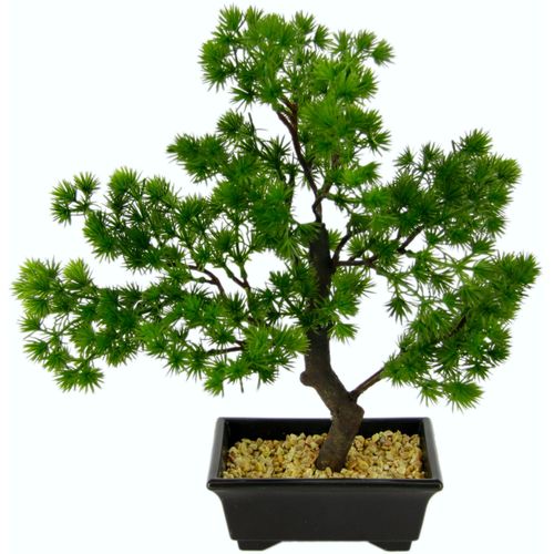 4019844754785 - Kunstbonsai IGEA Bonsai Kunstpflanzen Gr B H 13 cm x 33 cm 1 St grün Kunstbonsai Kunst-Bonsai Kunstpflanzen in Bonsaischale aus Kunststoff