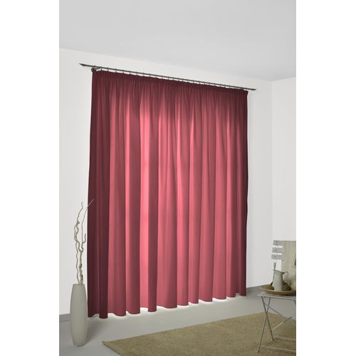 4004567152543 - Vorhang WIRTH SUNBONE Gardinen Gr 175 cm Kräuselband 132 cm lila (beere) Kräuselband