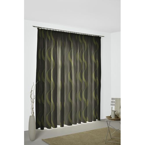 4004567150693 - Vorhang WIRTH Lupara Gardinen Gr 245 cm Kräuselband 132 cm grün Kräuselband 4004567150693 - Vorhang WIRTH Lupara Gardinen Gr 245 cm Kräuselband 132 cm grün Kräuselband