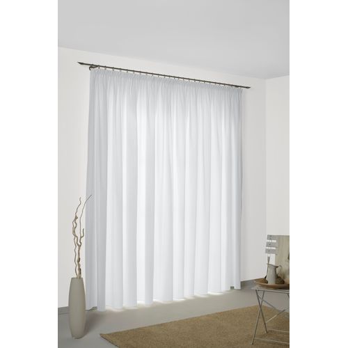 4004567151386 - Vorhang WIRTH SUNBONE Gardinen Gr 175 cm Kräuselband 132 cm weiß Kräuselband Gardine
