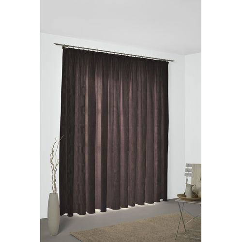 4004567302078 - Vorhang WIRTH Riccia Gardinen Gr 145 cm Multifunktionsband 132 cm lila (braun lila) Esszimmergardinen
